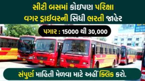 City Bus New Driver Recruitment 2025