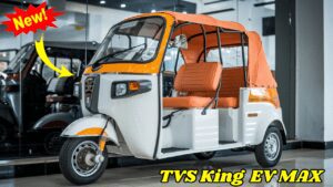 TVS King EV MAX Launched: India’s First Bluetooth-Connected Electric 3-Wheeler